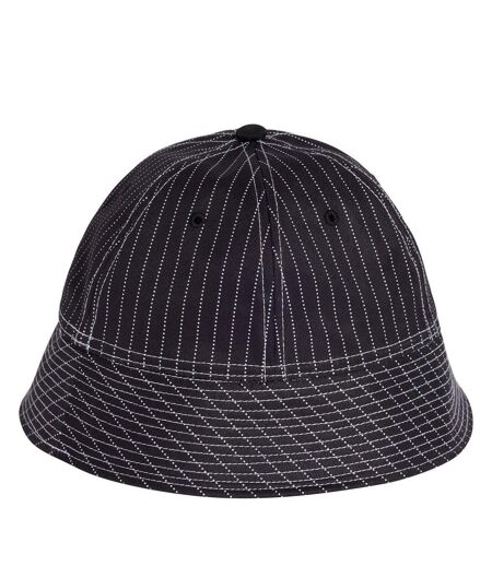 Womens/ladies Originals Pinstripe Casual Bucket Hat Black Adidas