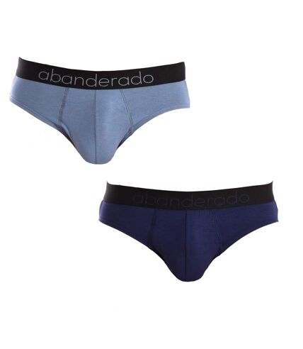 Pack of 2 Sensitive Bamboo briefs, model A0C7L for men, with anatomical front. Softness and comfort.