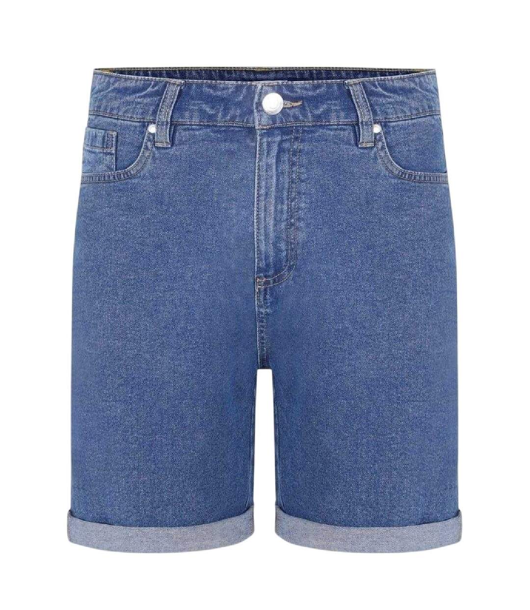 Short En Jean Femme Bleu Be You-1