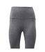 Legging Entraînement Lux Femme Gris Foncé Chiné Reebok-2