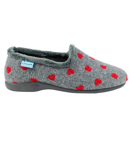 Chaussons callisto femme gris Lunar