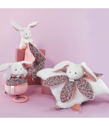 Doudou musique polyester collection BOH'AIME Lapin