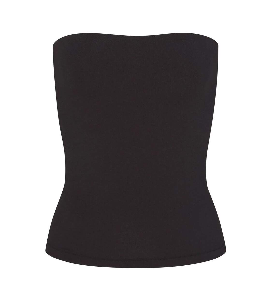 Womens/ladies Bandeau Tube Top Black Skims-2