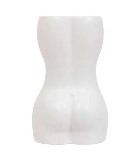 Vase Design Corps Soleya 17cm Blanc