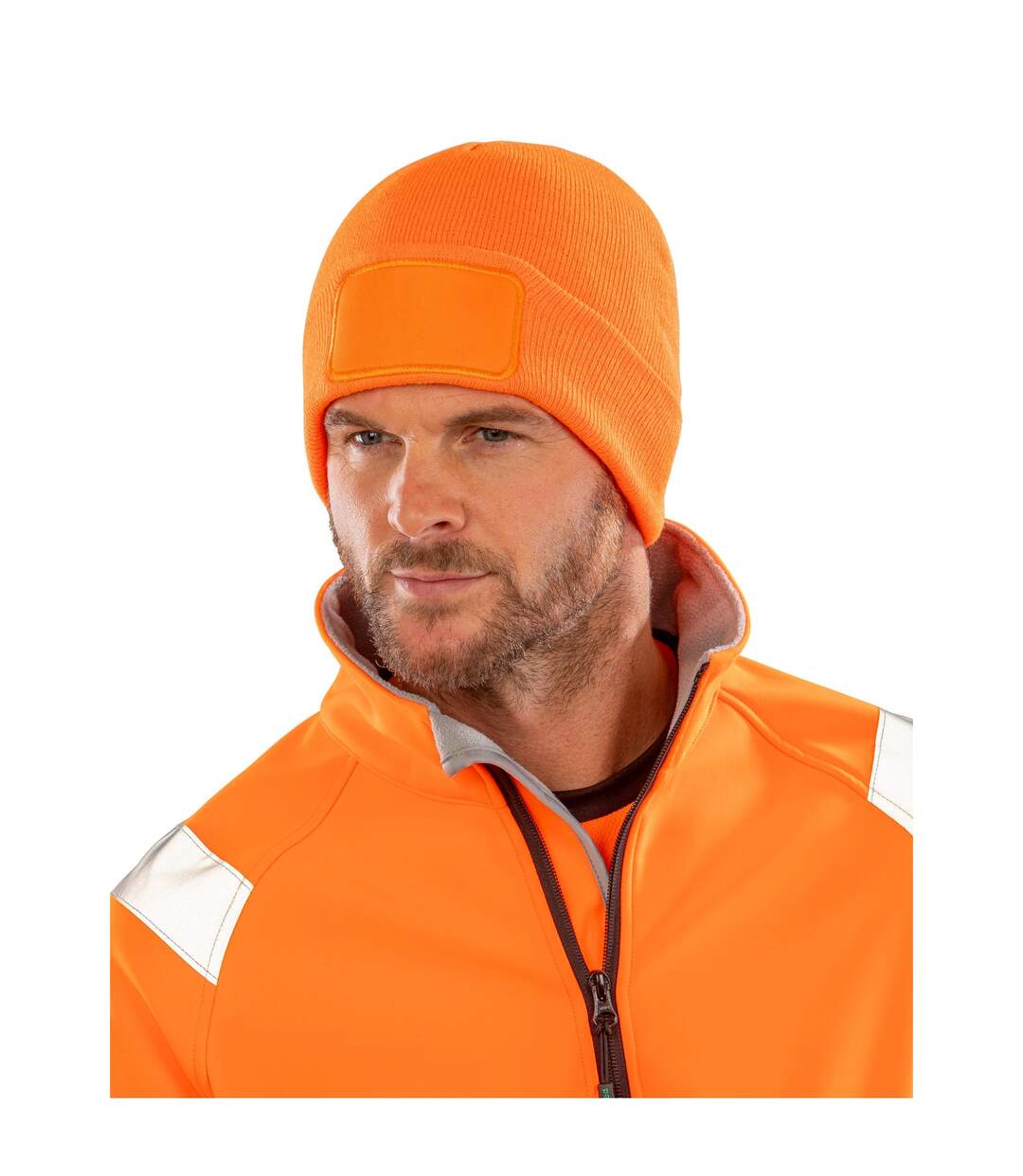 Bonnet Thinsulate Printer Orange Fluo Result Genuine Recycled-3