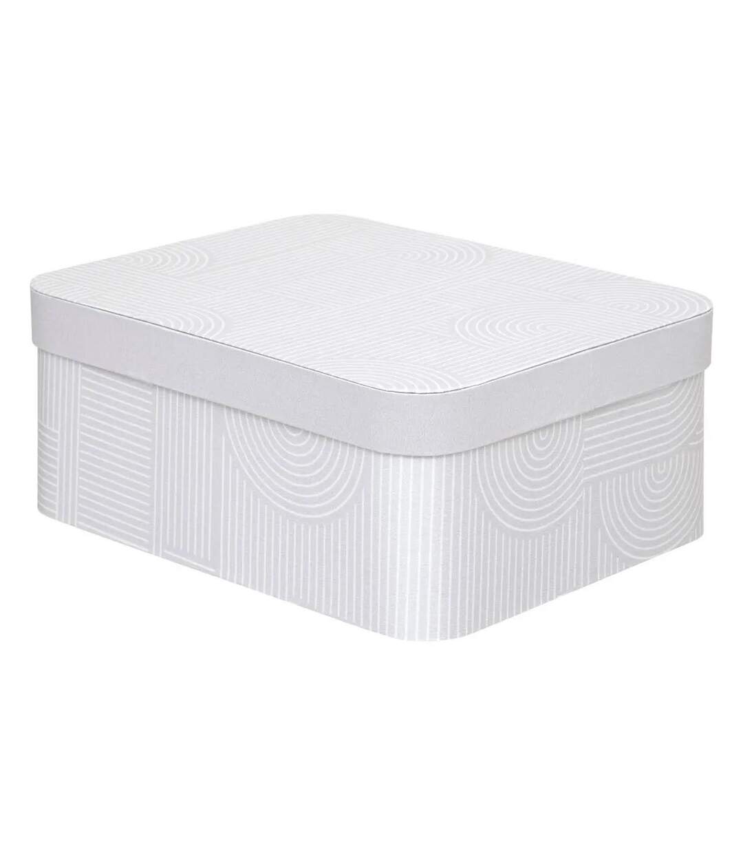 Lot de 4 Boîtes Déco Polybox 39cm Beige-4