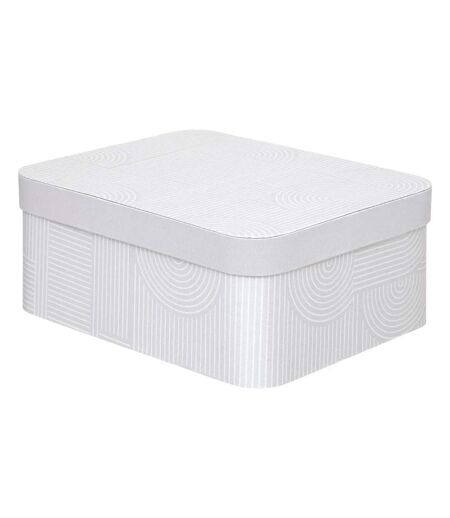 Lot de 4 Boîtes Déco Polybox 39cm Beige