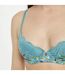 Soutien-gorge ampliforme coque moulée bleu Candice