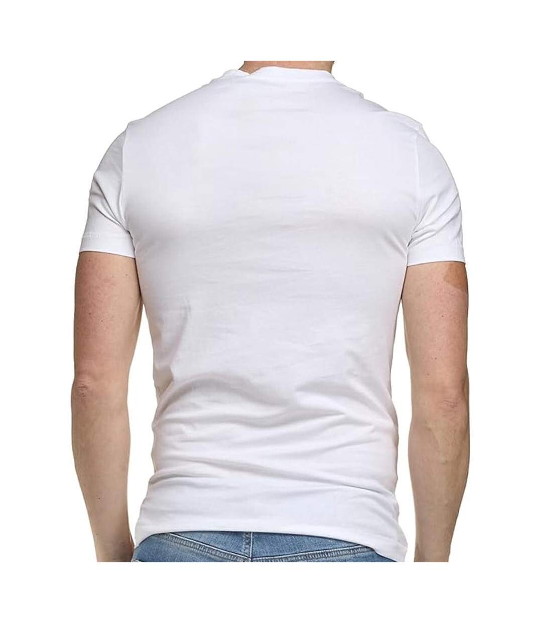 T-shirt Blanc Homme Calvin Klein Jeans Institutional Logo - S-2