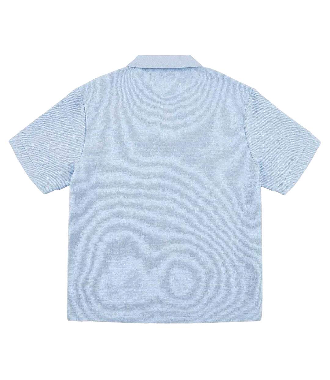Mens Ottoman Polo Shirt Sky Blue Prevu-3