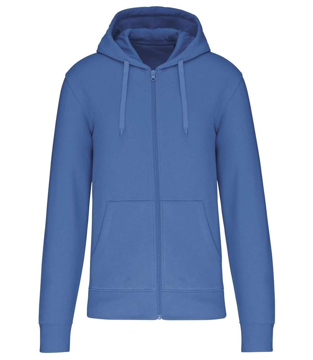 Veste à capuche zippé écoresponsable - homme - K4030 - bleu roi