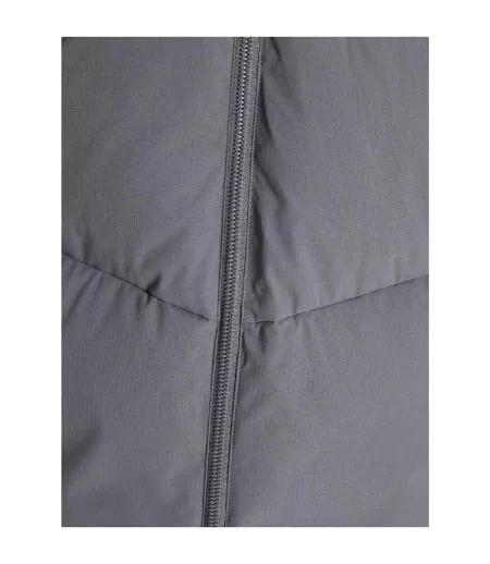 Mens Brady Long Puffer Jacket Grey Jack And Jones