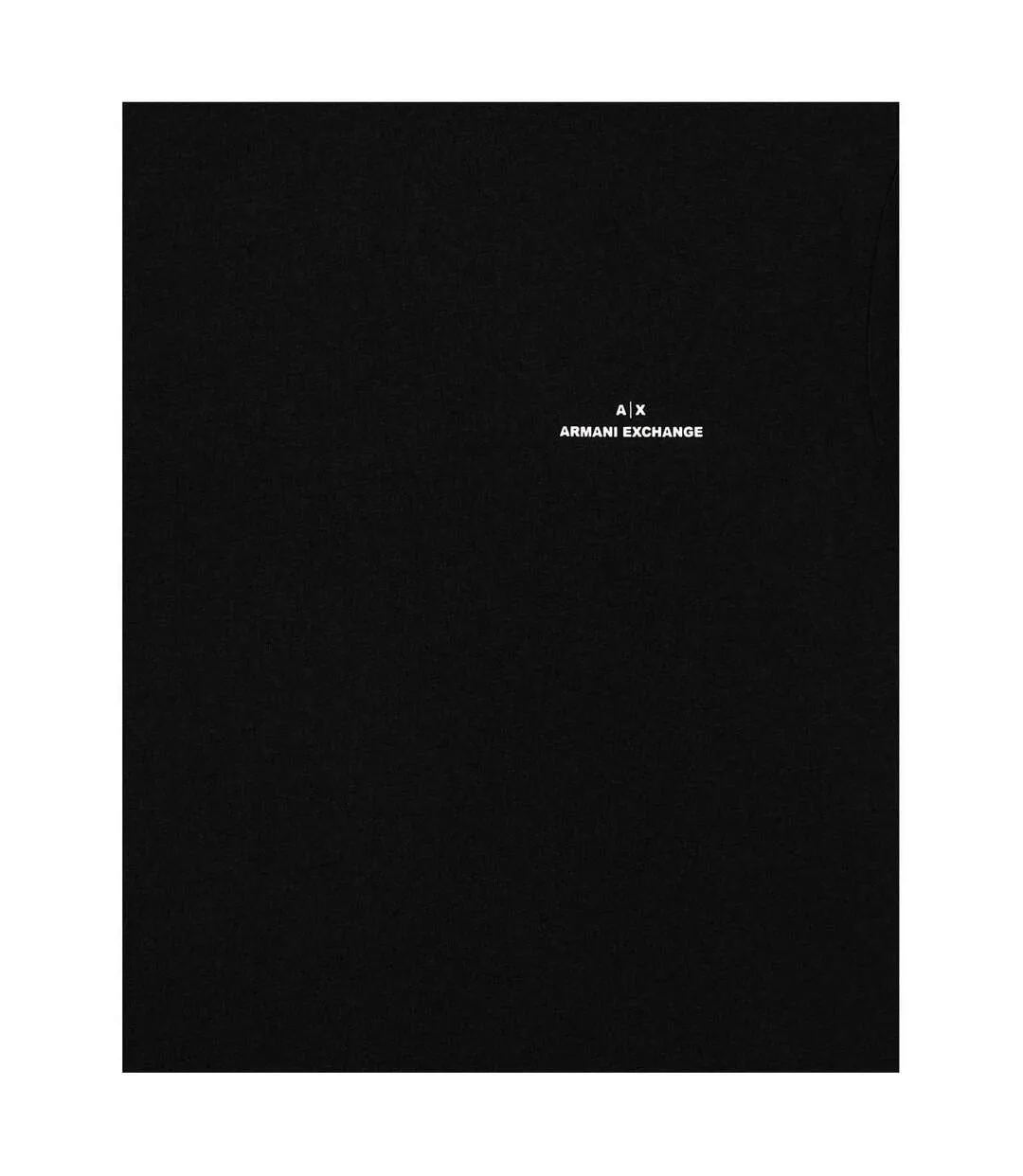 T-shirt Motif/style Logo Homme Noir Armani Exchange-3