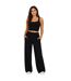 Pantalon Femme Noir Lacoste-1