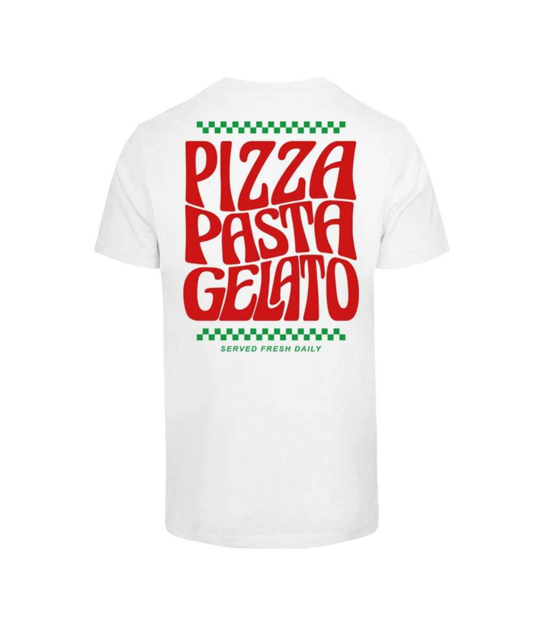 T-shirt Flavor Italiano Homme Blanc Mister Tee-3