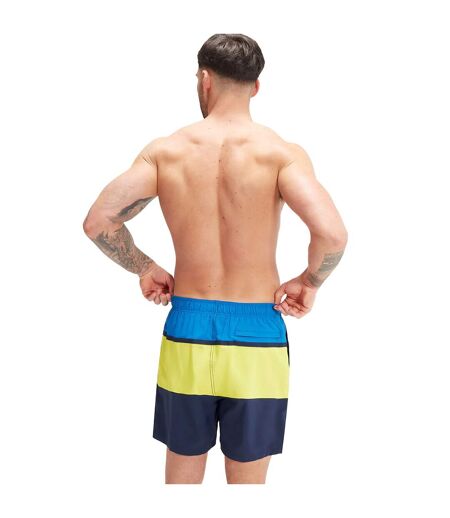 Short De Bain Redondo Edge Homme Bleu Jaune Speedo