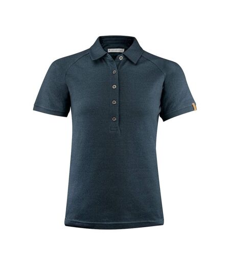 Womens/ladies Brookings Polo Shirt Navy Harvest