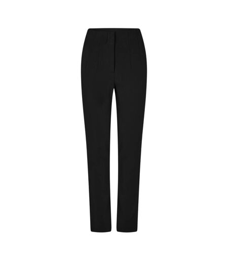 Womens/ladies Vivarone Straight Leg Slim Trousers Black Vila