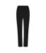Womens/ladies Vivarone Straight Leg Slim Trousers Black Vila-1