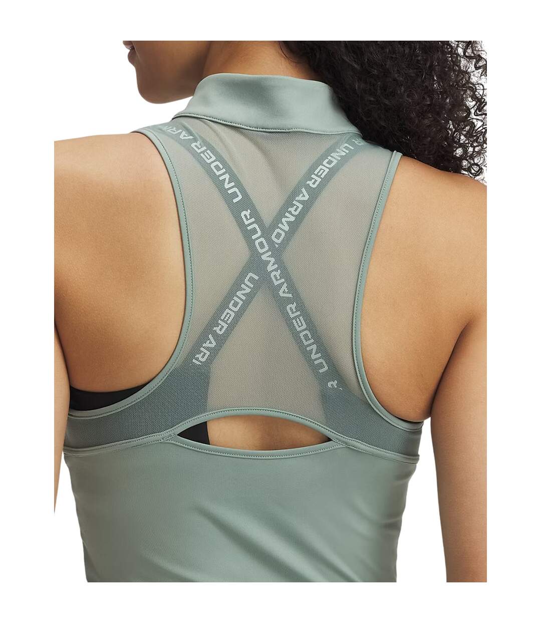 Débardeur Sans Manches Vanish Femme Vert Under Armour-4