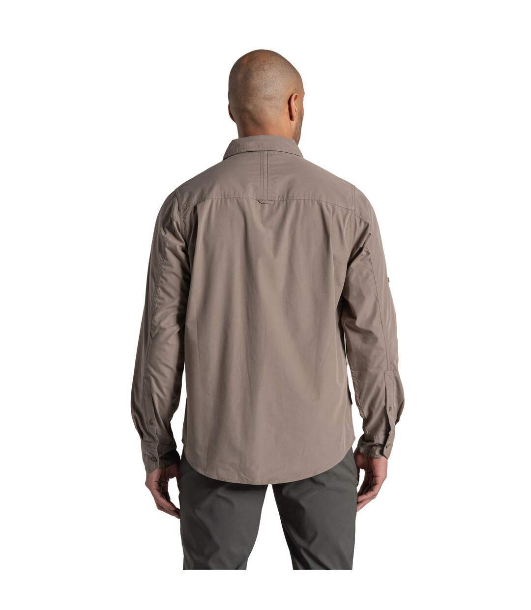 Chemise Décontractée Manches Longues Kiwi Homme Marron Gris Craghoppers-3