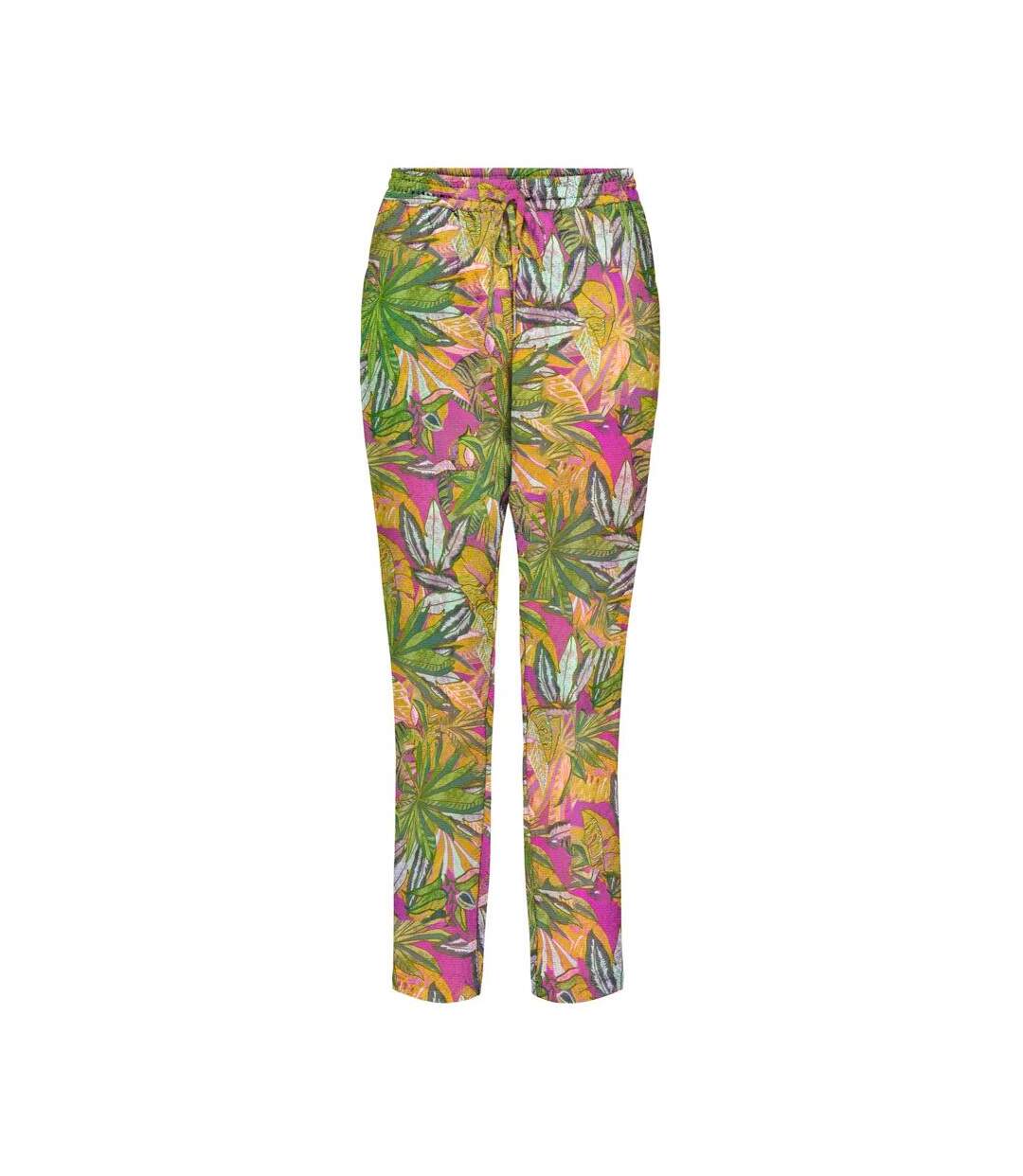 Pantalon Imprimé Rose à Motifs Femme Only - 36