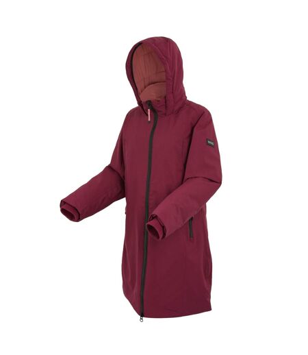 Veste imperméable yewbank femme rouge foncé / rouge clair Regatta