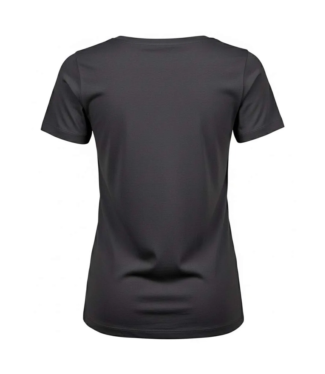 Womens/ladies Stretch T-shirt Dark Grey Tee Jays-2