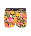 Womens/ladies hibiscus boxer shorts multicoloured OddBalls