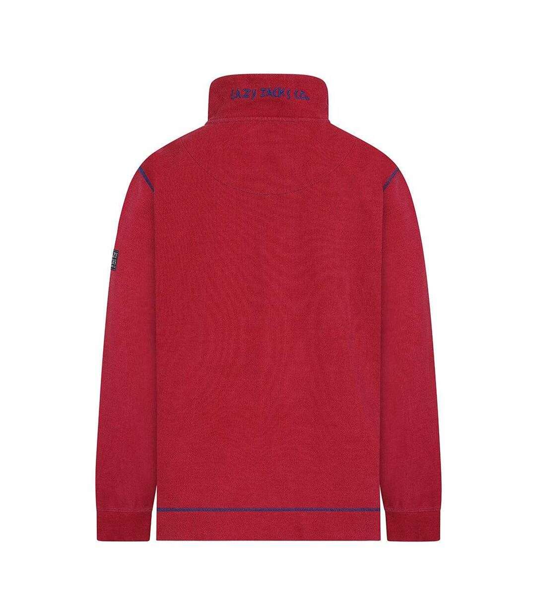 Sweat Motif/style Uni Homme Rouge Lazy Jacks-2