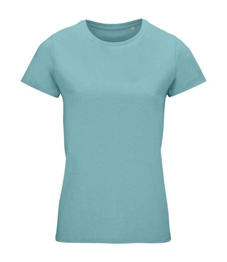 T-shirt crusader femme turquoise SOLS