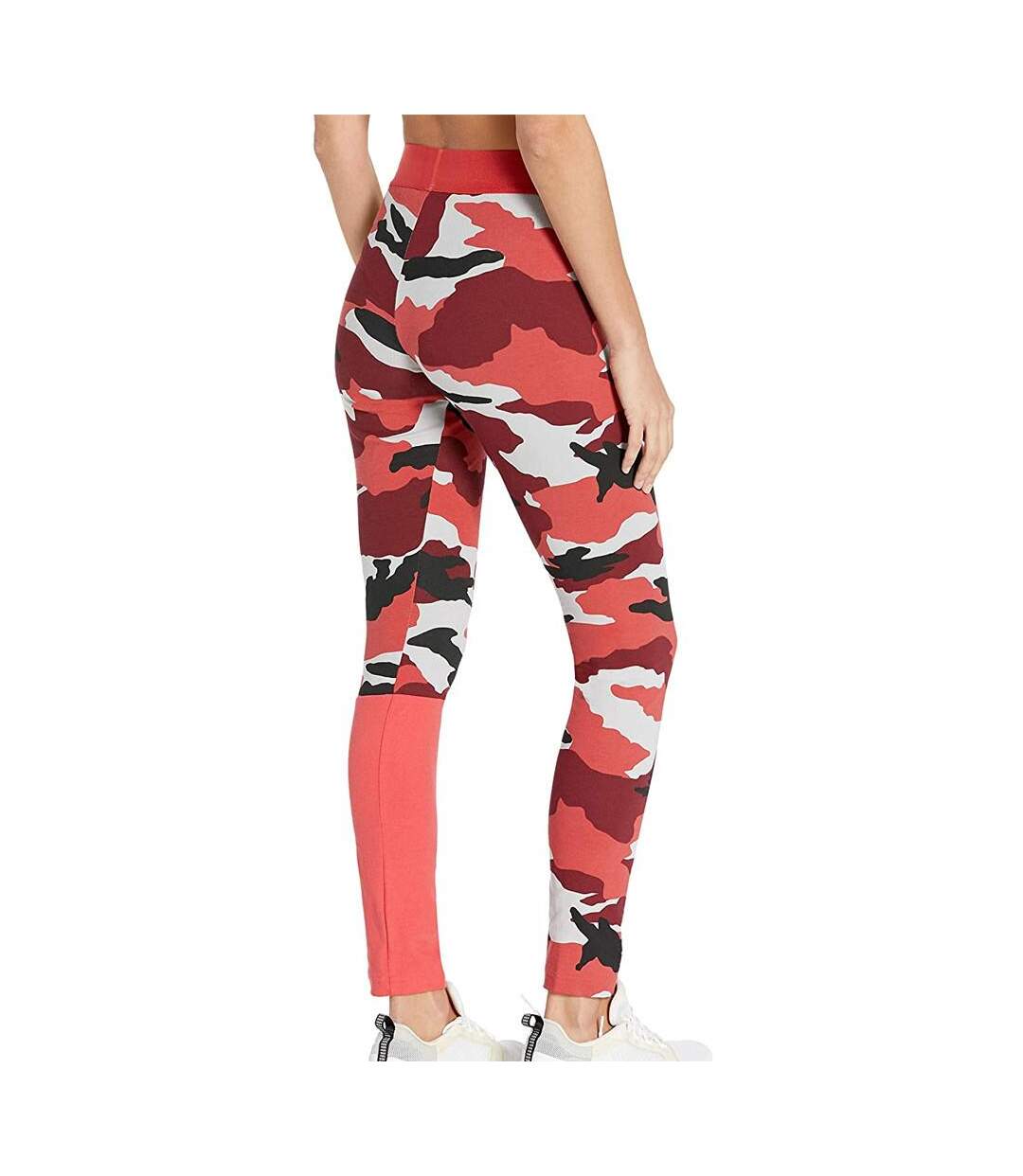 Legging Rouge Femme Adidas FC AOP TIGHT - S-2