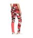 Legging Rouge Femme Adidas FC AOP TIGHT - S