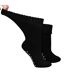 Ladies Extra Wide Winter Bed Socks with Grips | Non Slip Thermal Sleep Socks-1