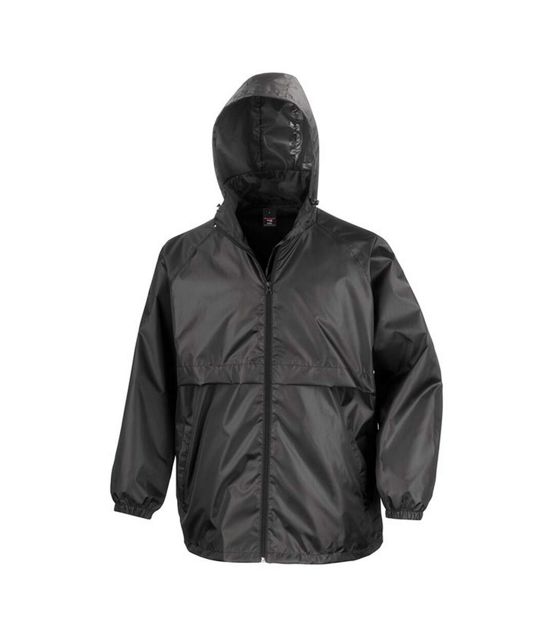 Unisex Adult Core Lightweight Waterproof Jacket Black Result Core-1