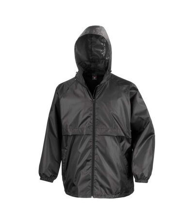 Result Core Unisex Adult Core Lightweight Waterproof Jacket (Black) - UTRW9277