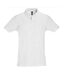 SOLS Mens Perfect Pique Short Sleeve Polo Shirt (Ash)