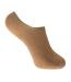 6 Pack Ladies Anti Sweat Bamboo Liner Ankle Socks with Grips-3