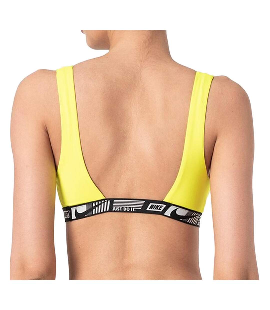 Haut de maillot de bain Jaune Femme Nike Banded Bottom - L-2