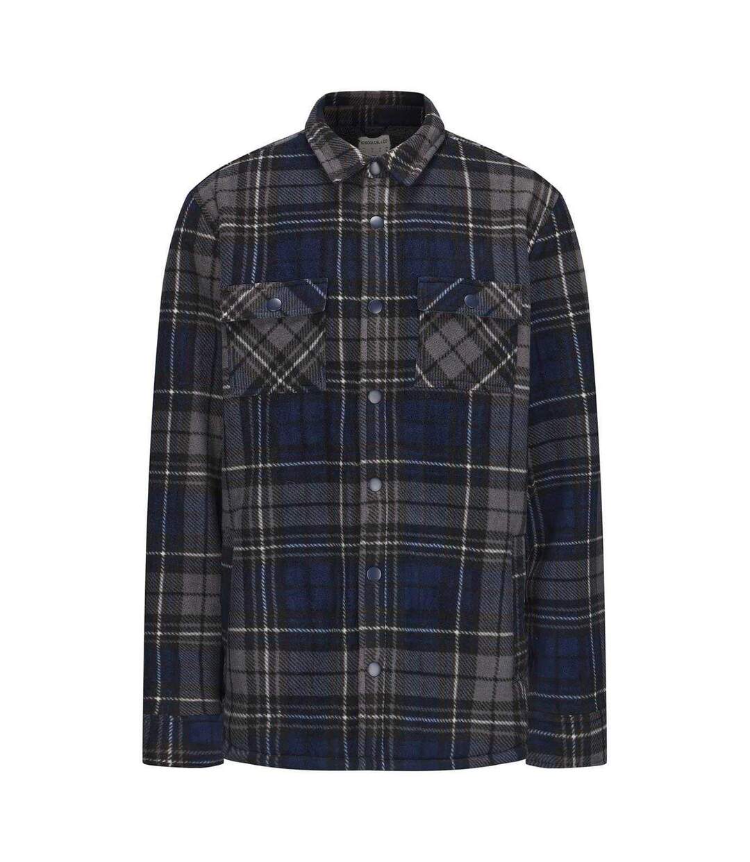 Veste-chemise Motif/style Motif Écossais Homme Bleu Marine SoulCal-2