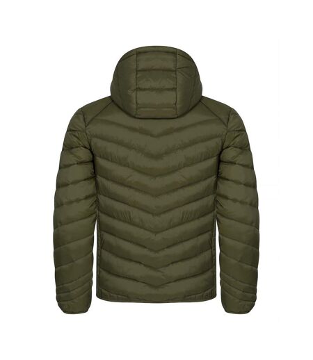 Doudoune Matelassée Idaho Homme Vert Kaki Clique
