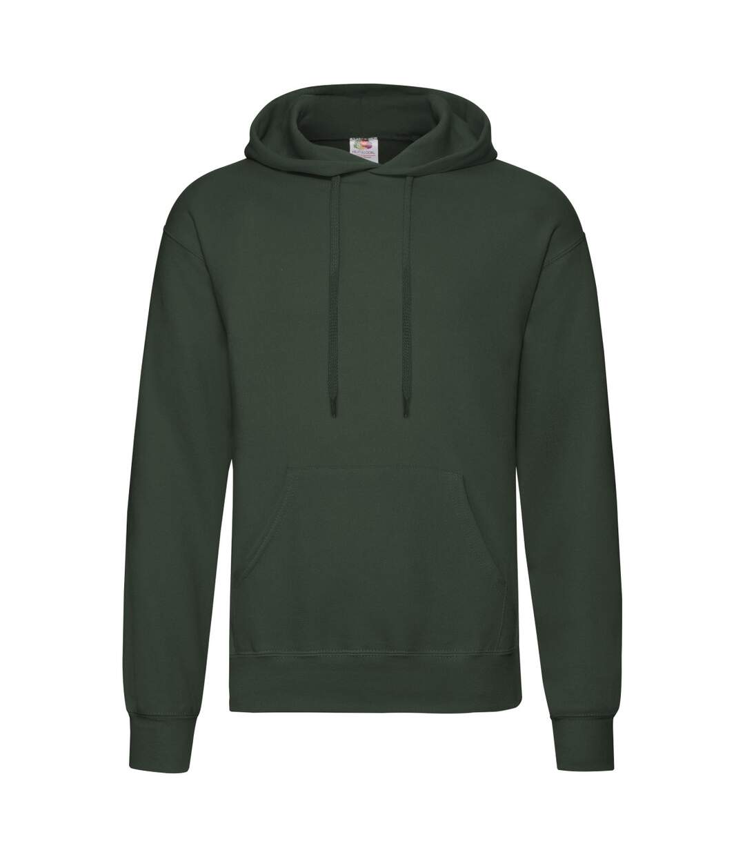 Sweat À Capuche Classic Homme Vert Bouteille Fruit Of The Loom-1
