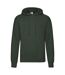 Sweat À Capuche Classic Homme Vert Bouteille Fruit Of The Loom-1