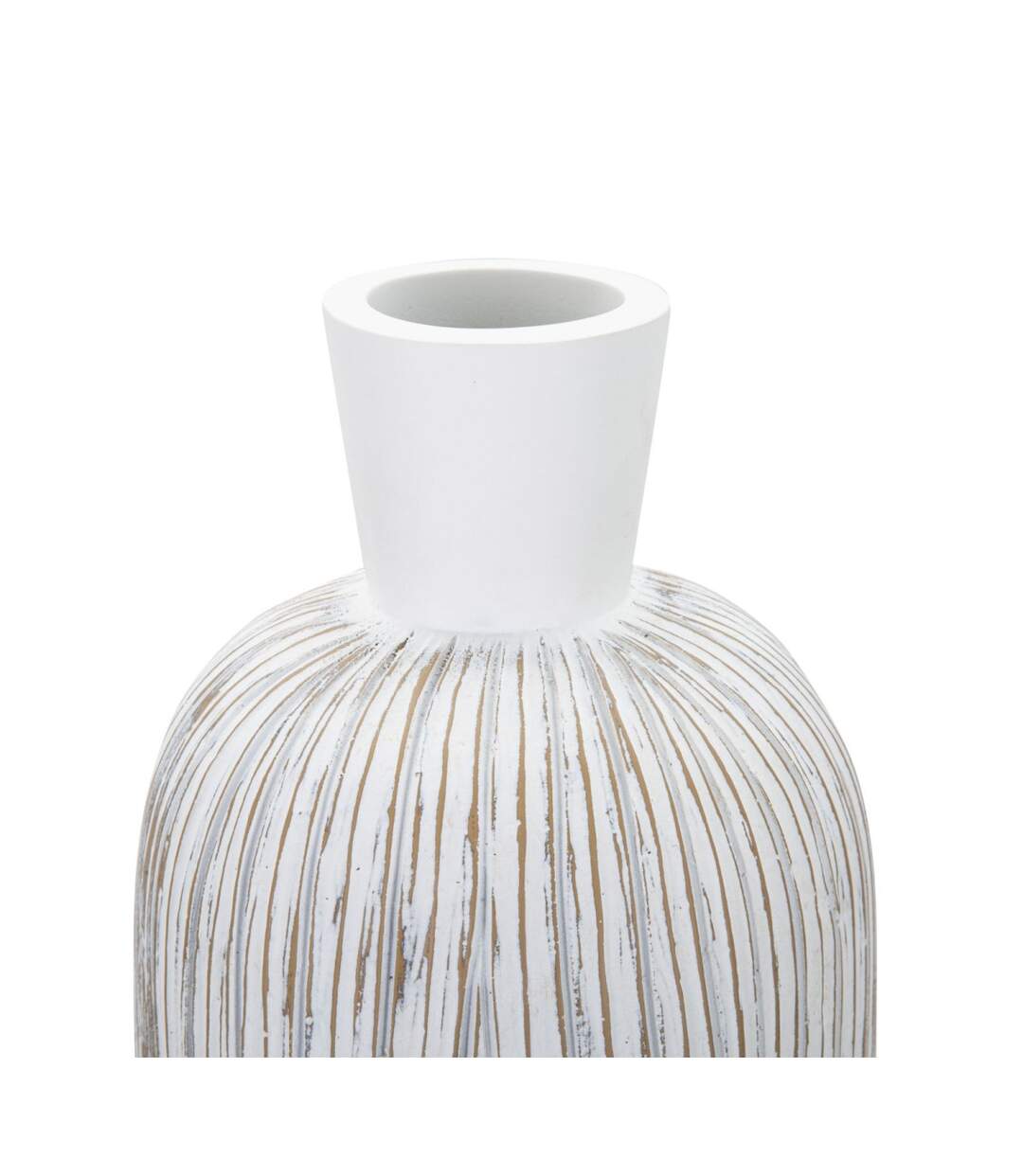 Vase Déco à Motifs Atene 60cm Blanc-2