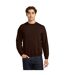Sweat Adulte Chocolat Foncé Gildan-1