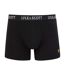 Pack Of 5  Mens Miller Regular Boxer Briefs  Black Lyle & Scott-2