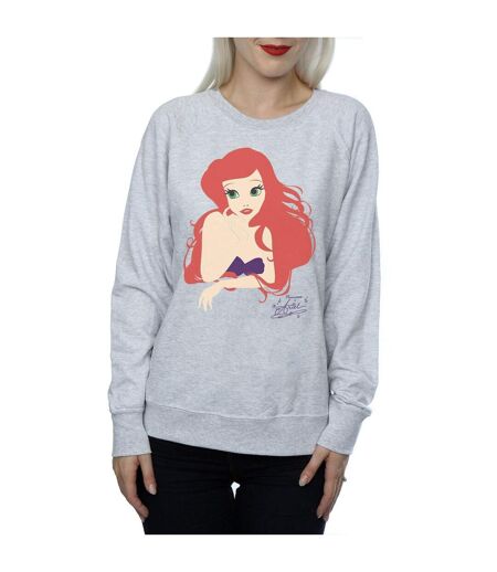 Disney Princess - Sweat ARIEL SILHOUETTE - Femme (Gris chiné) - UTBI10063