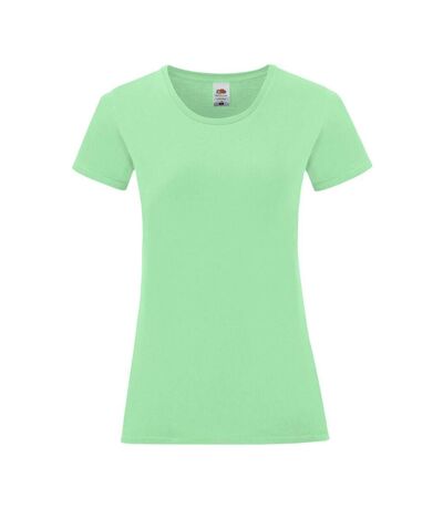 Fruit of the Loom Womens/Ladies Iconic T-Shirt (Neo Mint)