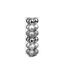 Lot de 18 Boules de Noël Colorama 3cm Argent-1