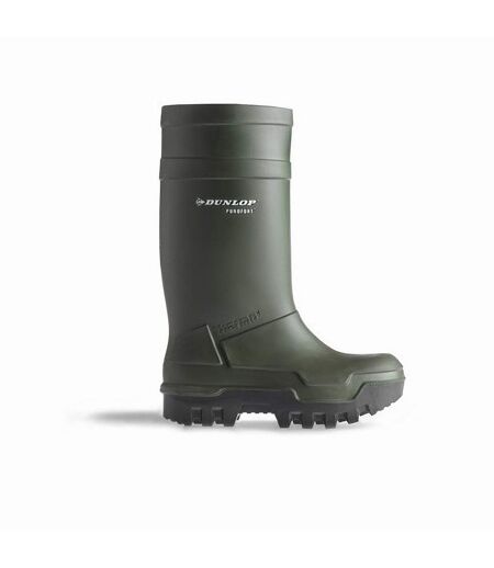 Dunlop C662933 Purofort Thermo + Full Safety Wellington / Mens Boots / Safety Wellingtons (GREEN) - UTFS1486